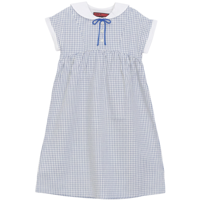 LOLA LOLA Sailor Collar Contrast Tie Maxi Dress