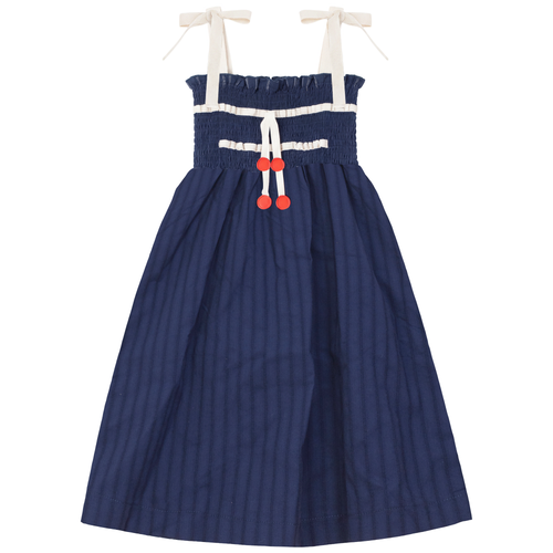 LOLA LOLA Smocked Bodice Ruffle Edge Maxi Jumper