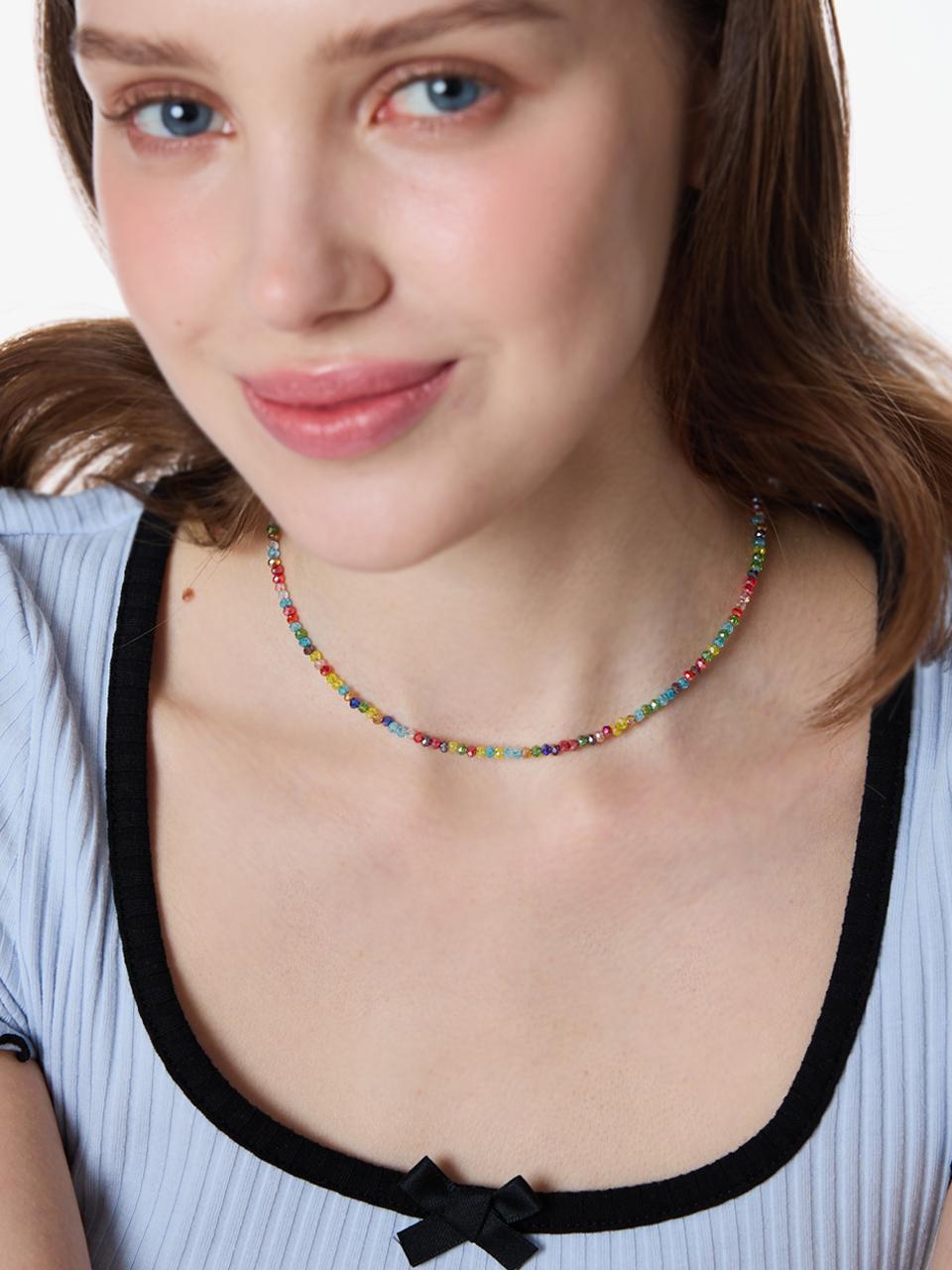 L’OMBRILLANT ETTE Colorful Beaded Necklace