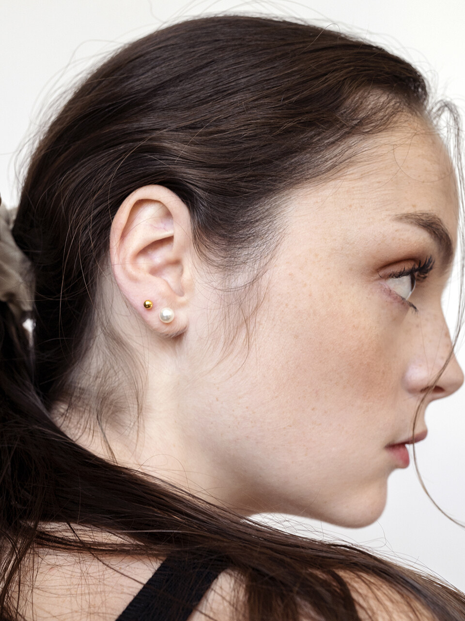 L’OMBRILLANT Pearl Simple Ball Earrings Set