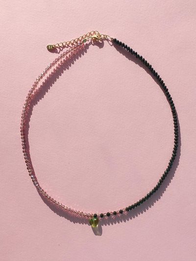 L’OMBRILLANT Petit Coeur Heart Necklace [GREEN]