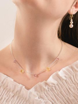 L’OMBRILLANT Silver Designer Colette Necklace