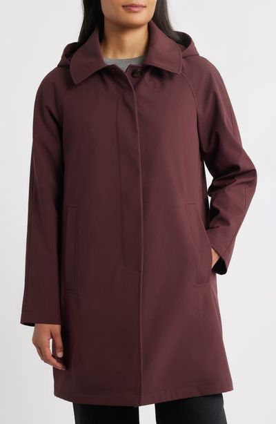 London Fog London Fog Heritage Bonded Trench Raincoat with Removable Hood