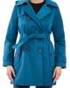 London Fog London Fog Hooded Double Breasted Cotton Blend Trench Coat - 1