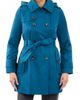 London Fog London Fog Hooded Double Breasted Cotton Blend Trench Coat - 3