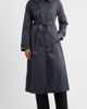 London Fog London Fog Hooded Single Breasted Maxi Trench Coat - 1