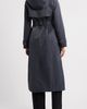 London Fog London Fog Hooded Single Breasted Maxi Trench Coat - 2