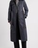 London Fog London Fog Hooded Single Breasted Maxi Trench Coat - 4