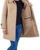 London Fog London Fog Water Resistant Bonded Raincoat with Bib Detail - 3