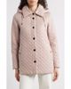London Fog London Fog Water Resistant Quilted Jacket with Removable Hood - 1