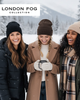 London Fog London Fog Women's 2-Pack Cable Knit Beanie Set - 2