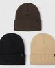 London Fog London Fog Women's 2-Pack Cable Knit Beanie Set - 3
