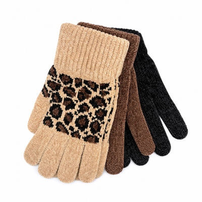 London Fog London Fog Women's 3-Pack Chenille Knit Winter Glove