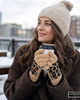 London Fog London Fog Women's 3-Pack Chenille Knit Winter Glove - 2