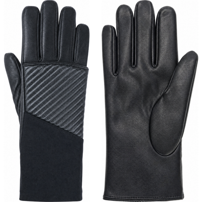 London Fog London Fog Women's Faux Leather Quilted Fashion Glove