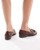 London Rebel London Rebel Amelia tassel penny loafers in brown - 3