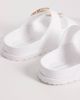 London Rebel London Rebel Astra double buckle sandals in white - 3