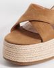 London Rebel London Rebel Aven block heel platform sandals in taupe-Neutral - 2