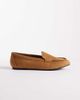 London Rebel London Rebel Bailey loafers in black tan microsuede-Brown - 1