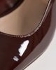 London Rebel London Rebel Clancy sling back mid heeled sandals in dark brown - 3