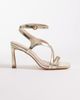 London Rebel London Rebel Elin heeled strappy sandals in gold - 1