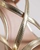 London Rebel London Rebel Elin heeled strappy sandals in gold - 4