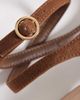 London Rebel London Rebel Elin heeled strappy sandals in mocha microsuede-Brown - 4