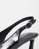 London Rebel London Rebel Eliza sling back kitten heel shoes in black - 3
