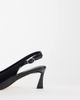 London Rebel London Rebel Eliza sling back kitten heel shoes in black - 4