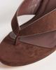 London Rebel London Rebel Elle heeled flip flop sandals in chocolate-Brown - 2