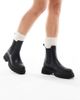 London Rebel London Rebel Emma chunky chelsea boots in black - 1