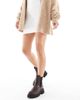 London Rebel London Rebel Emma chunky chelsea boots in chocolate-Brown - 4