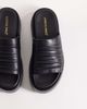London Rebel London Rebel flatform slides in black - 3