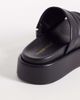 London Rebel London Rebel flatform slides in black - 4