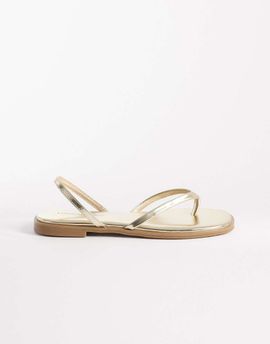 London Rebel London Rebel Florie flat sandals in gold