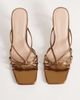 London Rebel London Rebel Gracie heeled sandals in bronze-Brown - 2
