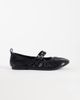 London Rebel London Rebel Mia strappy ruched ballet flats in black - 1