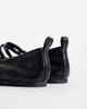 London Rebel London Rebel Mia strappy ruched ballet flats in black - 4