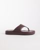 London Rebel London Rebel Mira flatform flip flop sandals in brown - 1