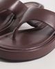 London Rebel London Rebel Mira flatform flip flop sandals in brown - 4