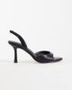London Rebel London Rebel Nora peep toe high heeled sandals in black - 1