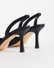 London Rebel London Rebel Nora peep toe high heeled sandals in black - 4