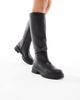 London Rebel London Rebel Olivia chunky knee boots in black - 1