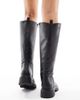 London Rebel London Rebel Olivia chunky knee boots in black - 2