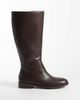 London Rebel London Rebel Paloma refined riding boots in brown - 1