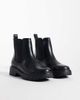 London Rebel London Rebel Regina chunky chelsea boots in black - 2