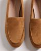 London Rebel Wide Fit Londn Rebel Wide Fit Bailey loafers in black tan microsuede-Brown - 2