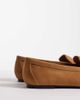London Rebel Wide Fit Londn Rebel Wide Fit Bailey loafers in black tan microsuede-Brown - 3