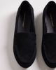 London Rebel Wide Fit London Rebel Wide Fit Bailey loafers in black microsuede - 2