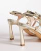 London Rebel Wide Fit London Rebel Wide Fit Elin heeled strappy sandals in gold - 3